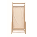 2 tumbonas de madera con diferentes posiciones Silla de Playa Relax color beige quinta vista
