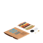 Kit de costura de viaje barato para publicidad Fashion color beige vista de impresión