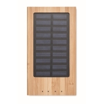Batería de bambú con panel solar 4.000 mAh Powercard Solar Bamboo color madera quinta vista
