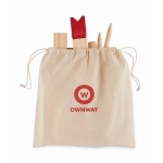 Juego sueco de madera para regalar en acciones publicitarias King color madera vista principal tercera vista