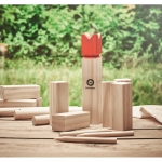 Juego sueco de madera para regalar en acciones publicitarias King color madera vista bodegón principal