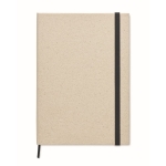 Cuadernos eco personalizados papel hierba A5 hojas a rayas Grass Paper color beige