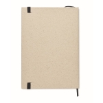 Cuadernos eco personalizados papel hierba A5 hojas a rayas Grass Paper color beige octava vista