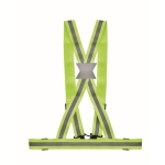 Chaleco reflectante ajustable con bandas plateadas Allvisible color verde fluorescente segunda vista