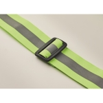 Chaleco reflectante ajustable con bandas plateadas Allvisible color verde fluorescente vista fotografía cuarta vista