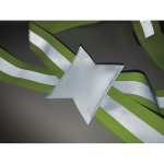 Chaleco reflectante ajustable con bandas plateadas Allvisible color verde fluorescente vista fotografía sexta vista