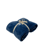 Manta de poliéster para entregar a clientes de 240 gr/m2 Pineapple color azul marino vista principal