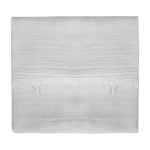 Fular promocional de tacto suave y fino a color Fina Warm color blanco primera vista