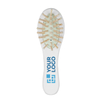 Cepillo de púas personalizado de madera con logotipo Provence color blanco vista principal