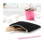 Neceser para empresas de terciopelo con tirador dorado Elegant color negro primera vista