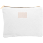 Neceser para empresas de terciopelo con tirador dorado Elegant color blanco quinta vista