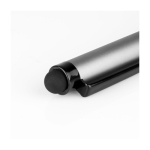 Bolígrafo metálico de color negro con puntero táctil tinta azul Touch color plateado segunda vista