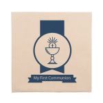 Puzle de cartón de 16 piezas para personalización en digital Piz color blanco tercera imagen con logo