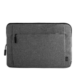Funda acolchada de poliéster rPET de aspecto formal 15,6 Business color gris