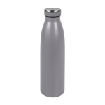 Botella térmica personalizada con tapón de goma 500ml Trendy color gris