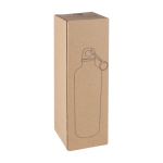 Botellas de aluminio personalizadas grandes 750ml Cruiser XL Matt color rojo primera vista