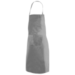 Delantales para publicidad de poliéster básico sin bolsillo 200 g/m2 color gris primera vista