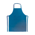 Delantales para publicidad de poliéster básico sin bolsillo 200 g/m2 color azul real