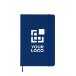 Cuadernos personalizados baratos a color A5 hojas a rayas Notes color azul real vista principal