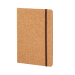 Libretas con tapas duras de corcho A5 hojas a rayas Basic Cork color natural