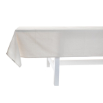 Mantel de algodón con ahorro de agua de estilo neutro 80g/m2 Ukiyo color blanco cuarta vista