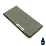 Set de 4 servilletas de algodón reciclado de mesa 45 x 45cm Ukiyo color verde oscuro