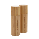 Molinillos de sal y pimienta grandes Set molinillos Ukiyo color marrón vista de impresión