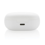 Auriculares intraaurales de calidad sin ruido y control táctil Gilroy color blanco quinta vista