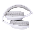 Auriculares inalámbricos de gran duración y botón de graves Belmont color blanco tercera vista