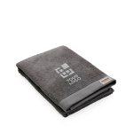 Toalla de baño tipo spa de baño de gran absorción 500 gr Ukiyo color titanio vista de impresión