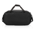 Bolsa de viaje y deportiva reciclada con gran abertura Swiss Peak color negro tercera vista