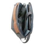 Maletín personalizado de diseño minimalista ecológico 15.6 Exclusive color gris oscuro quinta vista