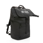 Mochila impermeable para PC portátil de 15,6'' WaterResistant color negro vista de impresión
