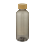 Botellas personalizadas hechas de plástico reciclado 650ml RPET Nature color negro