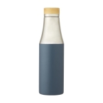 Botella termo de diseño elegante bicolor 540ml Térmica Urban color azul petróleo segunda vista frontal