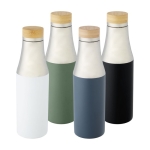 Botella termo de diseño elegante bicolor 540ml Térmica Urban color azul petróleo segunda vista varios colores