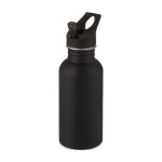 Bidón de acero con boquilla deportiva acabado mate 500ml Match color negro