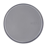 Fiambrera térmica personalizada 700ml MEPAL Ellipse Breakfast color plateado tercera vista frontal