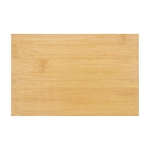 Set de manicura en caja de bambú que incluye 5 accesorios Bamboo color natural segunda vista frontal