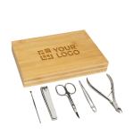 Set de manicura en caja de bambú que incluye 5 accesorios Bamboo vista principal