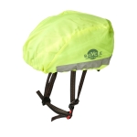 Funda para casco de bicicleta reflectante impermeable Reflex color amarillo fluorescente vista impresión serigrafía