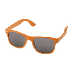 Gafas de sol promocionales recicladas con protección UV400 color naranja