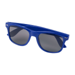 Gafas de sol promocionales recicladas con protección UV400 color azul real segunda vista