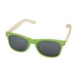 Gafas de sol para festivales con diseño retro bicolor Retro Design color verde