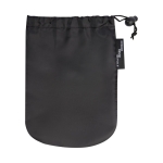 Toalla de secado rápido de 130x80cm reciclada 200 g/m2 Fitness RPET color gris oscuro segunda vista trasera