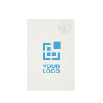 Libreta termograbada sin lomo reciclada A5 hojas a rayas Milk Carton vista principal