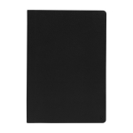 Libreta papel impermeable A5 hojas a rayas Waterproof Stonepaper Soft color negro segunda vista frontal