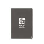 Set de 2 cuadernos de papel de piedra de alta calidad A5 Rayas vista principal