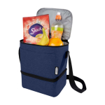 Bolsa isotérmica personalizada reciclada con 2 compartimentos Go Out segunda vista