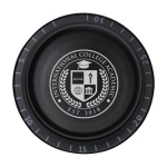 Tapón hermético para vino giratorio con bloqueo Wine color negro vista impresión tampografía